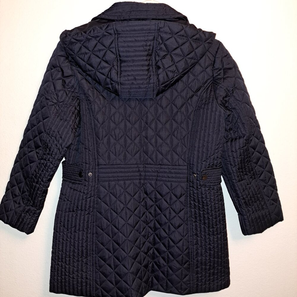 Liz Claiborne Hooded Midweight Quilted Jacket - Picture 7 of 11